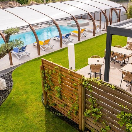 Logis Hotel Restaurant Le Clos Fleuri Кастельнодари Экстерьер фото