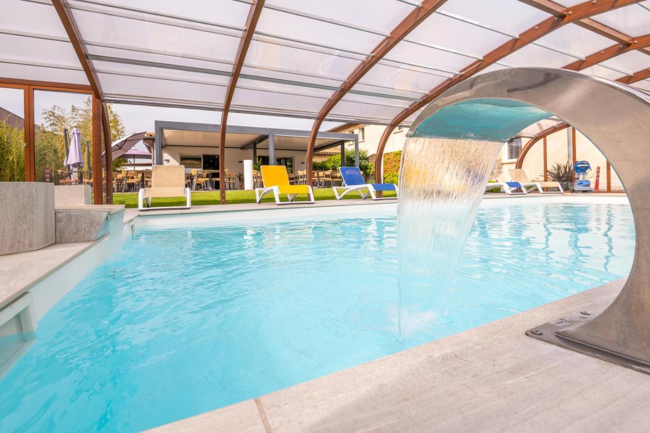Logis Hotel Restaurant Le Clos Fleuri Кастельнодари Экстерьер фото