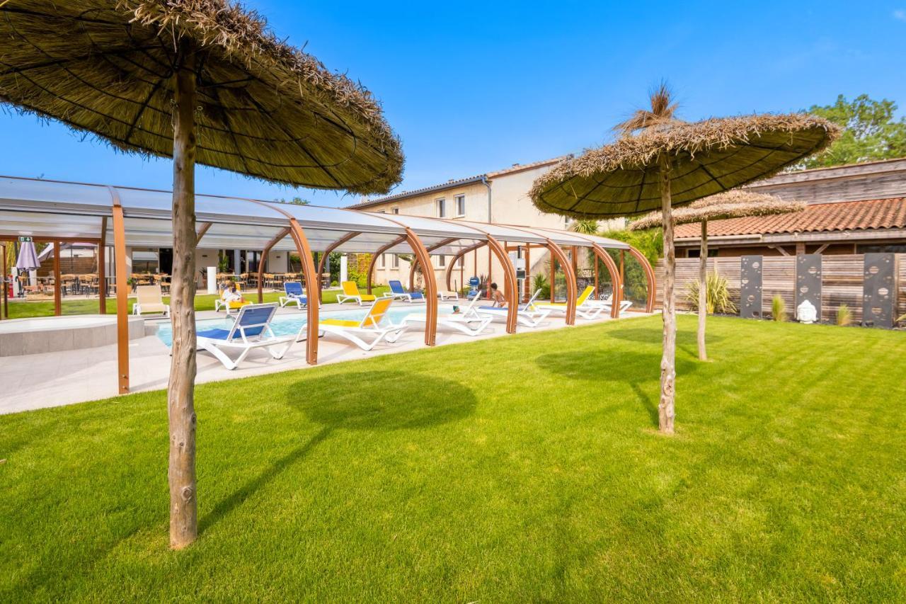 Logis Hotel Restaurant Le Clos Fleuri Кастельнодари Экстерьер фото
