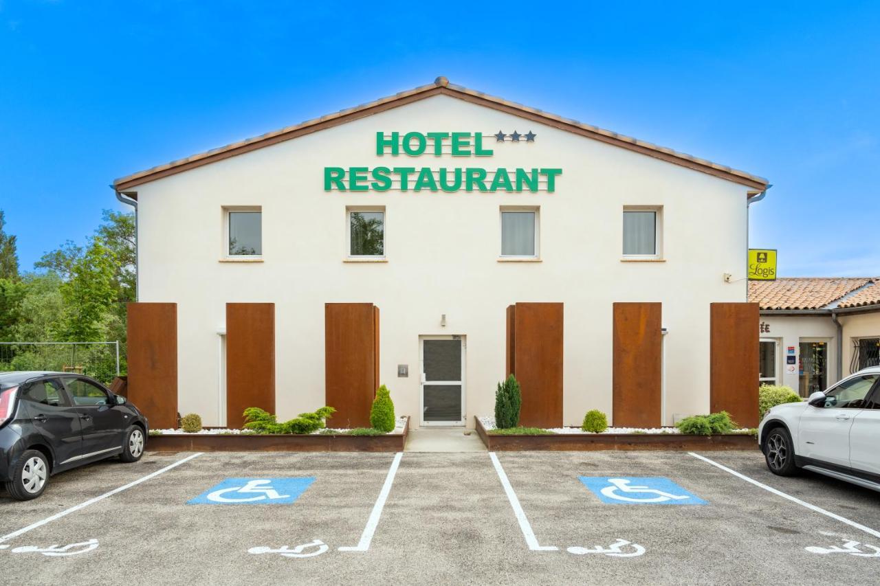Logis Hotel Restaurant Le Clos Fleuri Кастельнодари Экстерьер фото