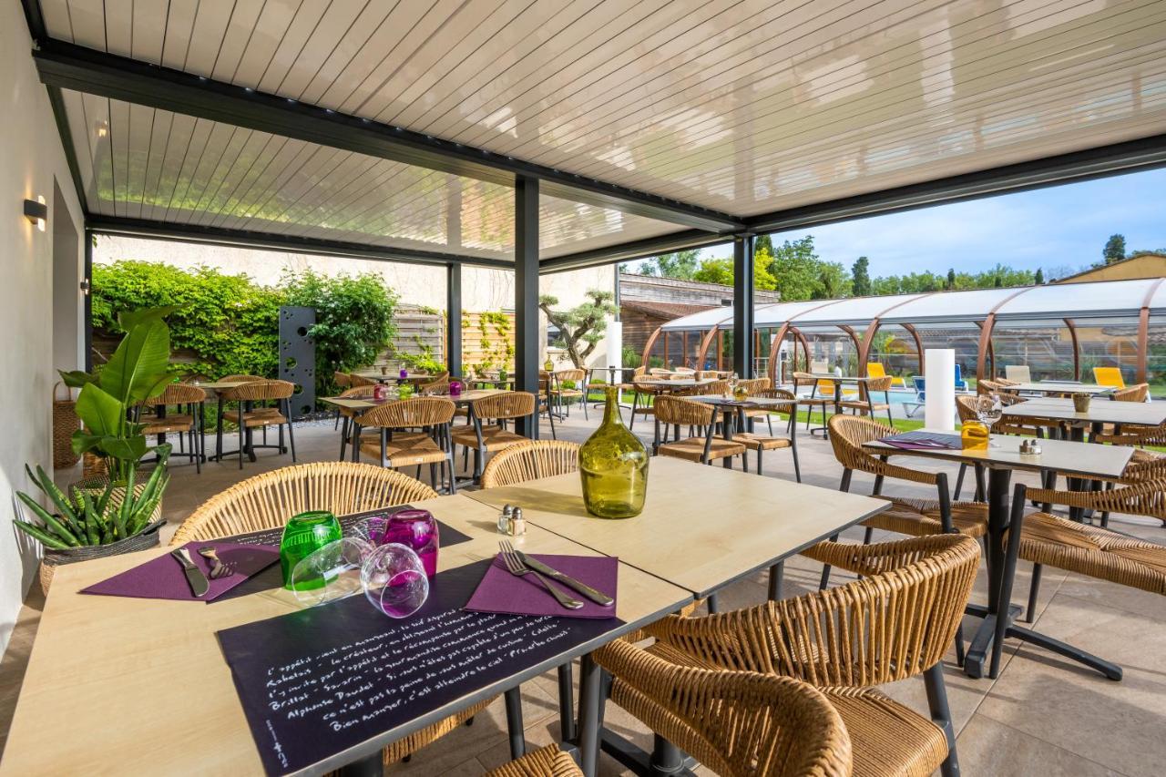 Logis Hotel Restaurant Le Clos Fleuri Кастельнодари Экстерьер фото