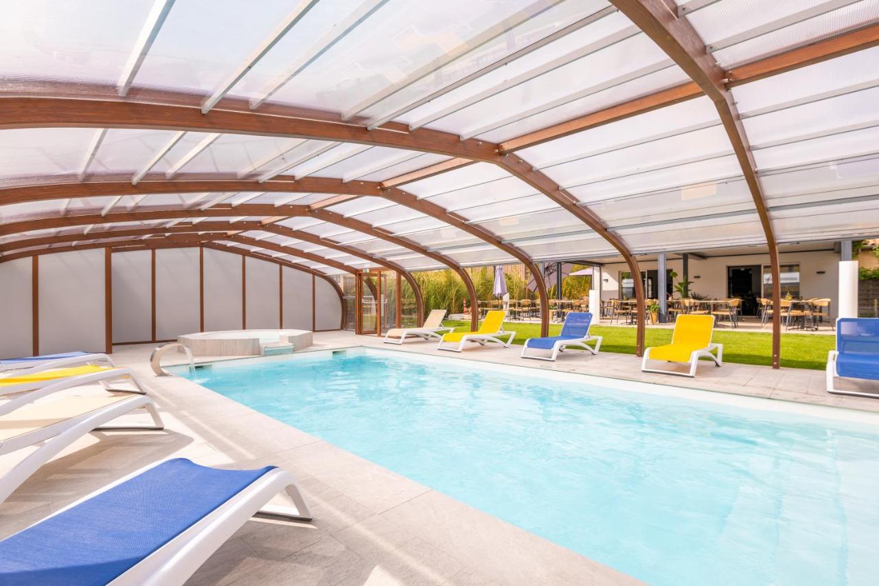 Logis Hotel Restaurant Le Clos Fleuri Кастельнодари Экстерьер фото